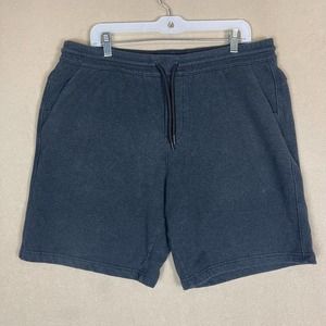 Public Rec Shorts Adult‎ 38 Black Athletic Workout Pockets Prima Cotton Mens